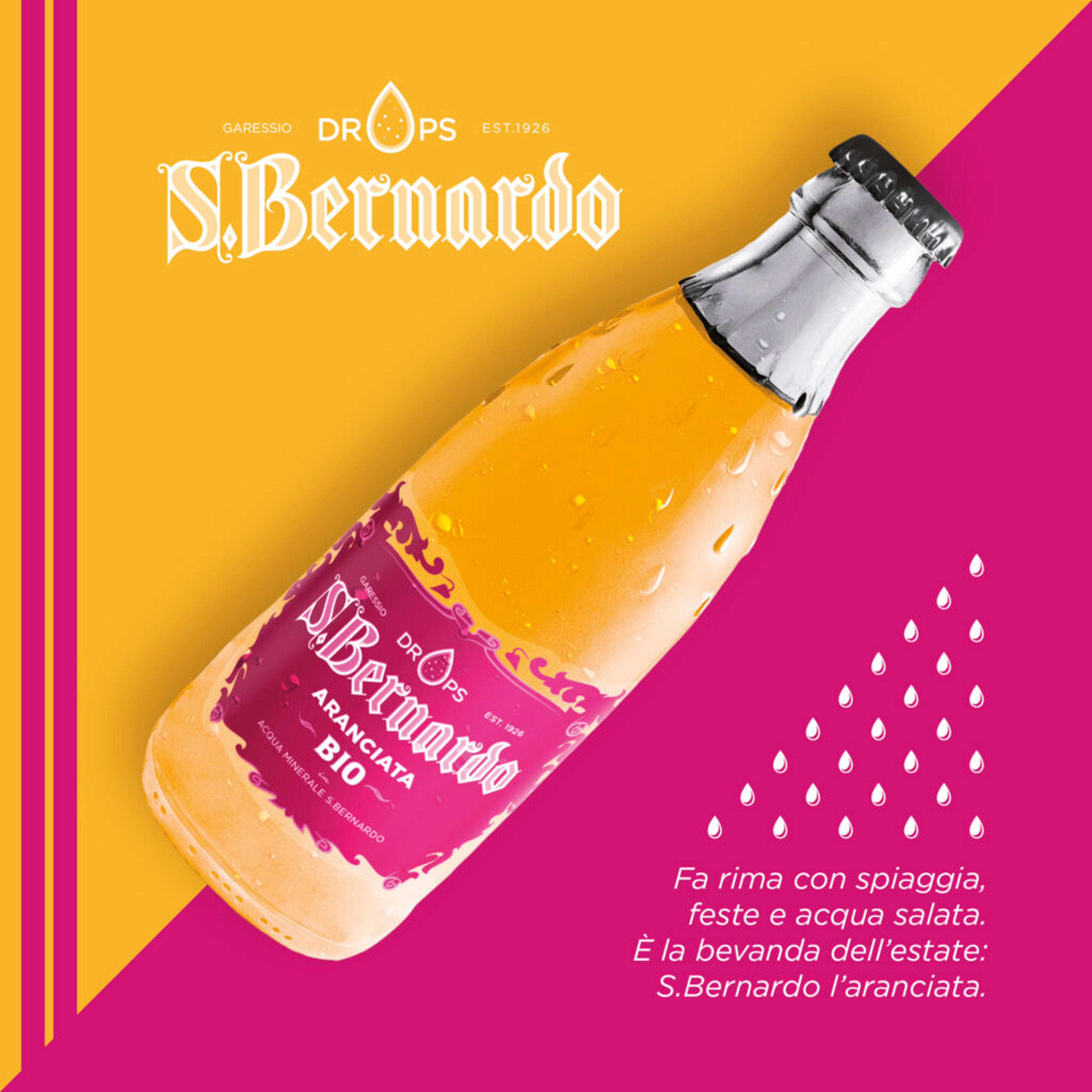 aranciata san bernardo in vetro