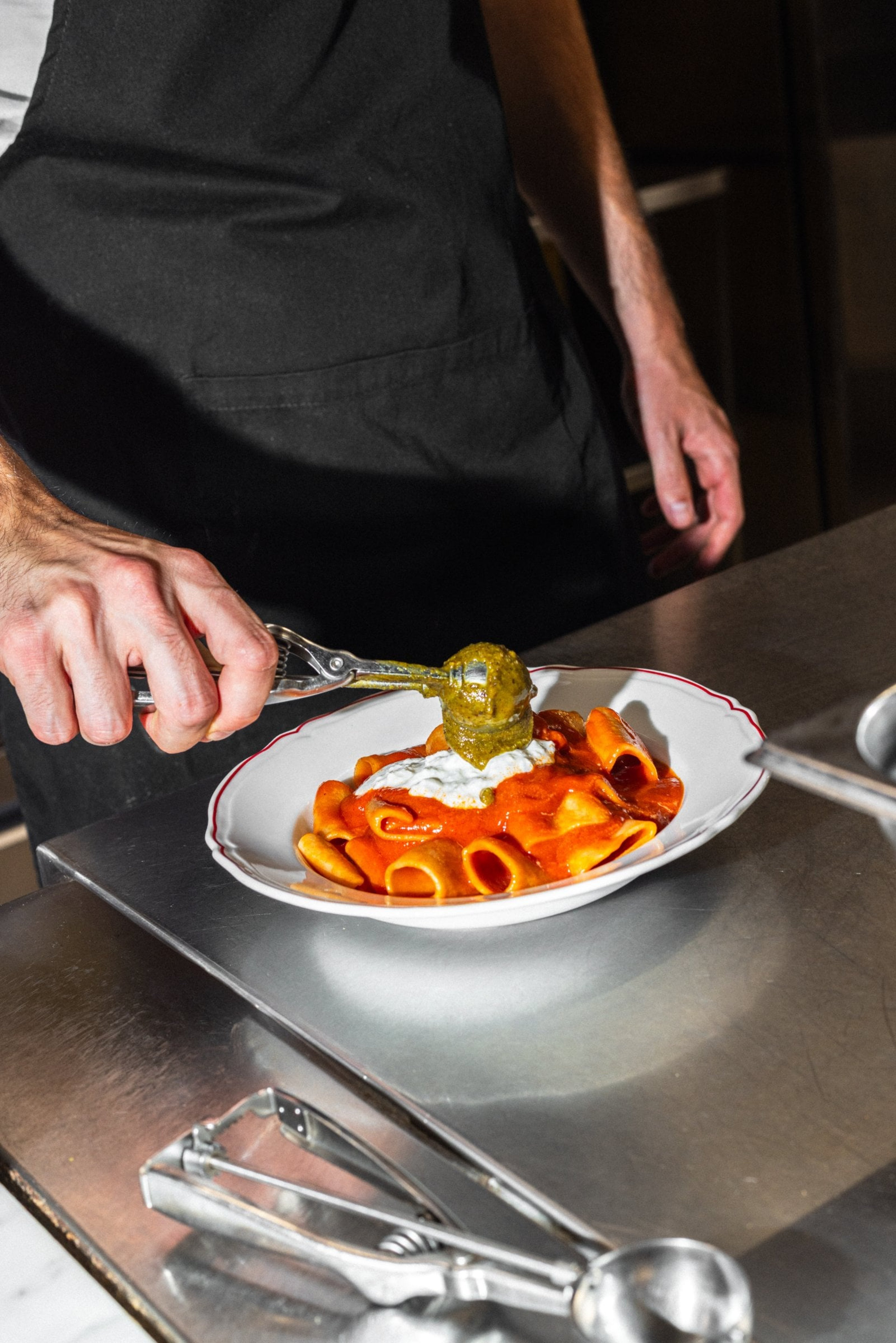 Tricolore - pomodoro stracciatella pistacchi
